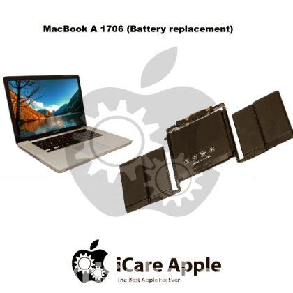 Macbook Pro (A1706) Battery Replacement Service Center Dhaka